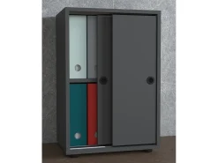 Gabinete do escritório Ulas Antracite A. 74 x L. 49 x P. 38 cm