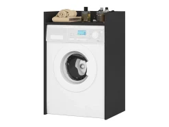 Gabinete em Laminado Preto para Lavadora FIN