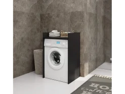 Gabinete em Laminado Preto para Lavadora FIN