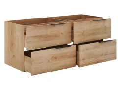 Gabinete suspenso para lavatório - Cor natural clara - 120 cm - NISAYA