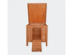 Gaiola de madeira para coelhos galinhas ou outros pequenos animais 420 x 515 x 430 mm 3716001