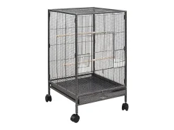 Gaiola metálica para aves exóticas, aviário para papagaios e canários