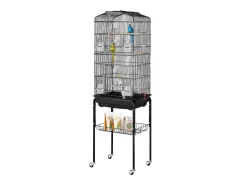 Gaiola para Aves Rodoviária em Metal SucceBuy, 157,4 cm de Grande Tamanho, para Papagaios