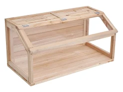 Gaiola para Hamster Roedor, SucceBuy Gaiola de Madeira para Hamster, 101 cm, Habitat para Ratos, Roedores e Pequenos Animais