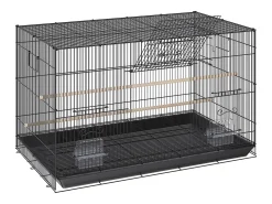 Gaiola para Pássaros, SucceBuy Gaiola de Metal para Pássaros de 76 cm para Periquitos, Caturras e Papagaios Pequenos
