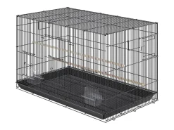 Gaiola para Pássaros, SucceBuy Gaiola de Metal para Pássaros de 76 cm para Periquitos, Caturras e Papagaios Pequenos