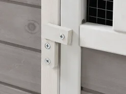 Galinheiro de madeira com poedouro, 2 galinhas, C106 x L64 x A71 cm, cor natural - ANSER