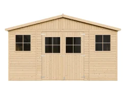 Galpão de madeira - 16 m² / H246x418x420 cm - M330