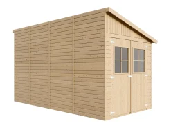 Galpão de madeira - 8 m² / H244x416x218 cm - M340A+M340G