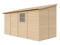 Galpão de madeira - 8 m² / H244x416x218 cm - M340A+M340G