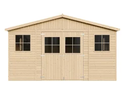 Galpão de madeira - 20 m² / H246x418x522 cm - M333+M333G