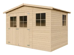 Galpão jardim de madeira - 6 m² / H226x324x216 cm - M334