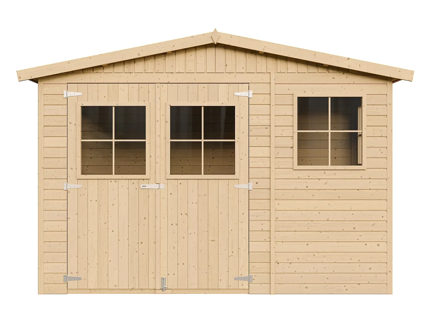 Galpão jardim de madeira - 6 m² / H226x324x216 cm - M334