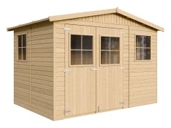 Galpão jardim de madeira - 6 m² / H226x324x216 cm - M334+M334G