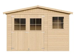 Galpão jardim de madeira - 6 m² / H226x324x216 cm - M334+M334G