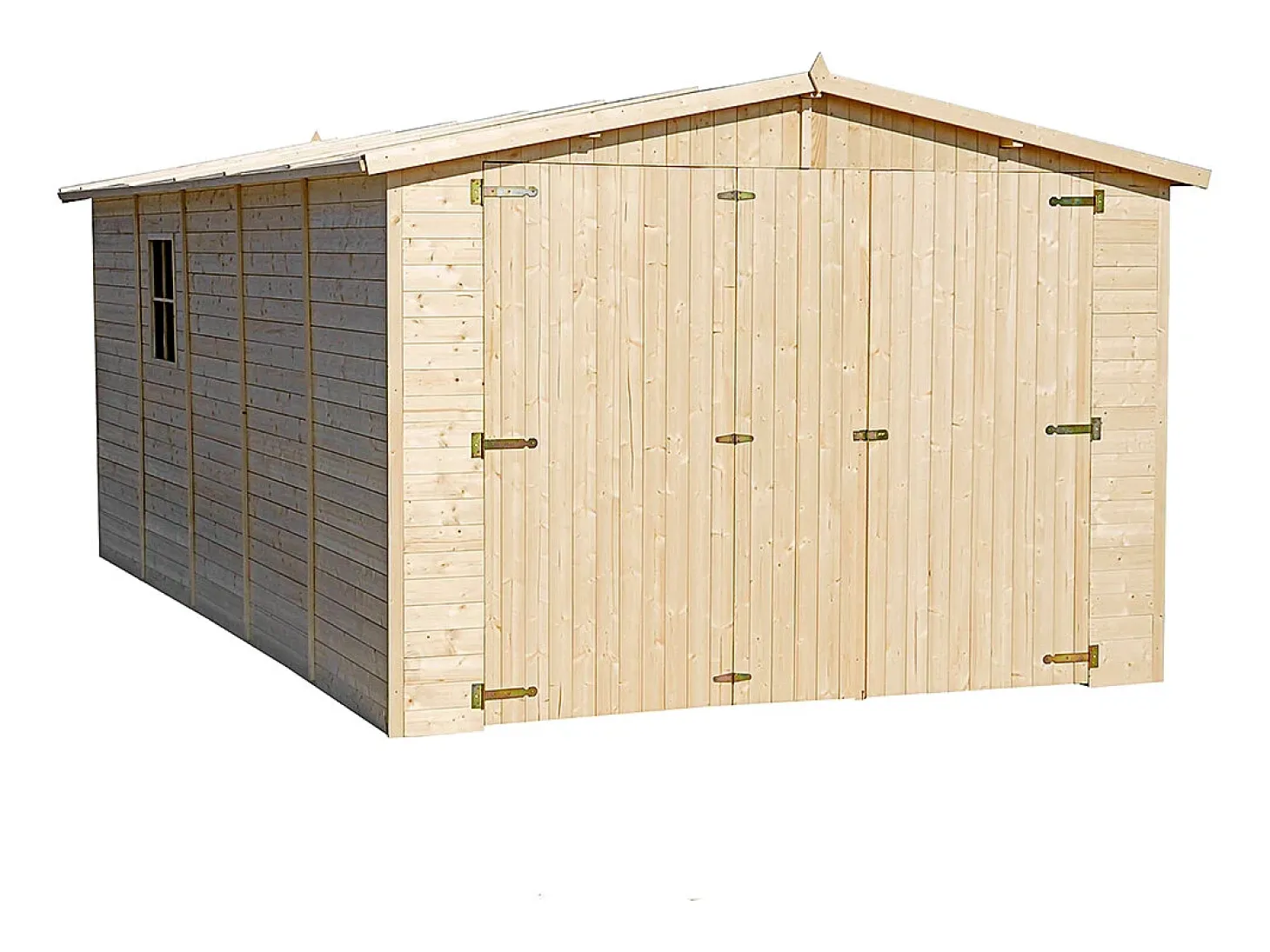 Garage de madeira - 15 m² / H222x516x324 cm - M101