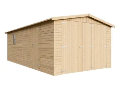 Garage de madeira - 18 m² / H222x616x324 cm - M102