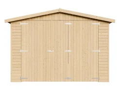 Garage de madeira - 18 m² / H222x616x324 cm - M102