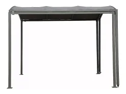 Garagem de metal extensível "Mathis" Antracite 303/566 x 295 x 240 cm