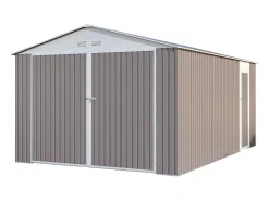 Garagem de metal "Nevada" com porta de batente15.36 m²