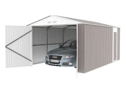 Garagem de metal "Nevada" com porta de batente15.36 m²