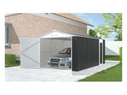 Garagem metálica "Houston" 15,36 m² - Antracite
