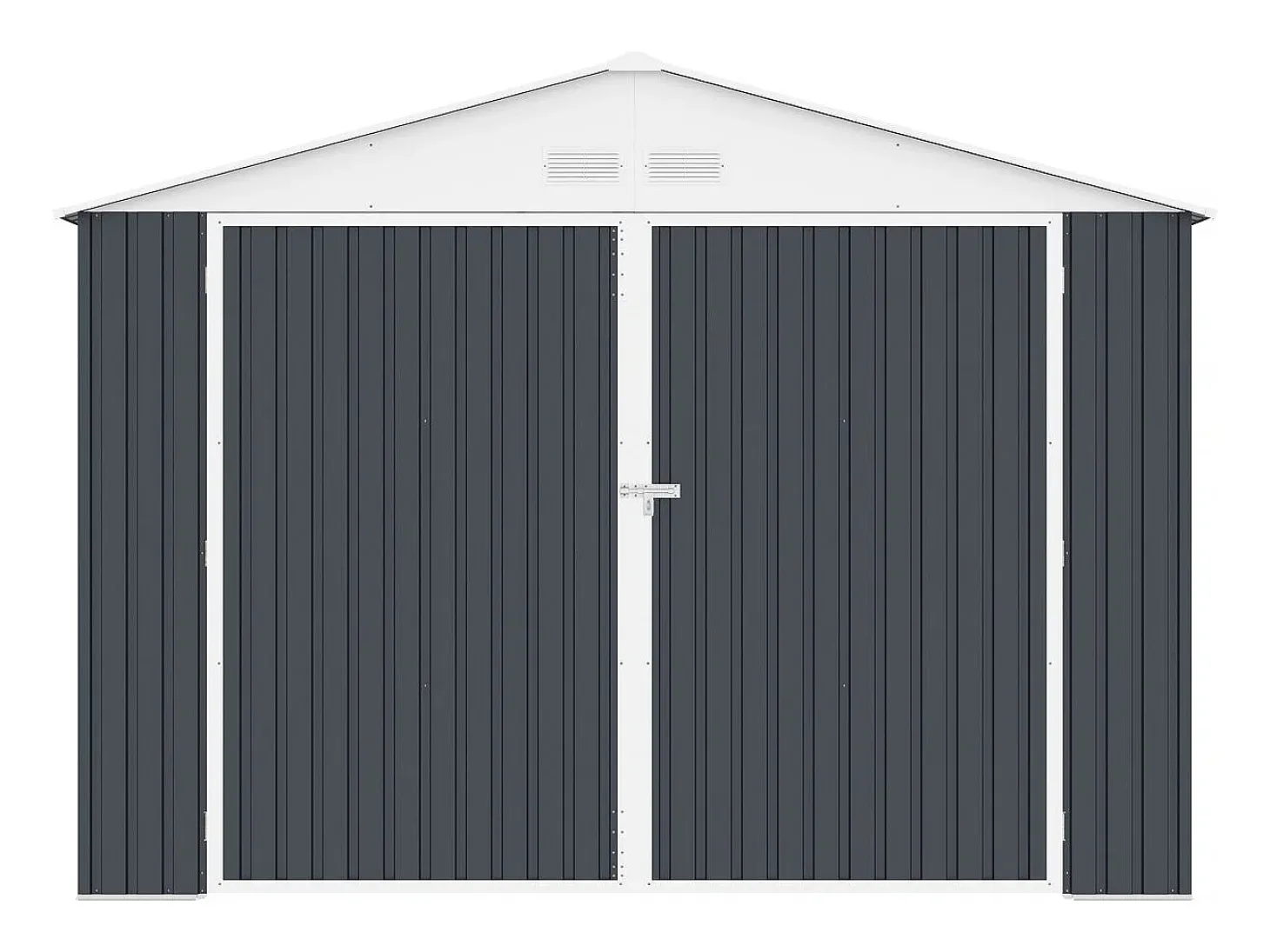 Garagem metálica "Houston" 15,36 m² - Antracite