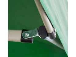 Gazebo dobrável dobrável 3 X 3 Verde revestido em PVC impermeável