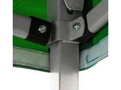 Gazebo dobrável dobrável 3 X 3 Verde revestido em PVC impermeável