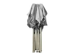 Gazebo dobrável dobrável 3 X 4,5 Branco revestido em PVC impermeável
