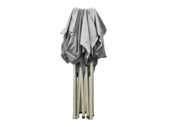 Gazebo dobrável 2X2 branco revestido em PVC impermeável