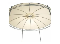 Gazebo/abrigo de jardim 3,5 m de diâmetro cor creme 2208175