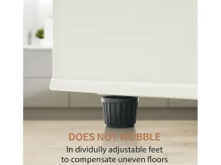 Geladeira de duas dotas, 28L + 64L, com 3 prateleiras e LEDs, -27 ° C a 13 ° C, 116 kWh/ano, eficiência energética de