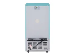 Geladeira de porta dupla com ajuste e rodízios - 72L - 120kWh/ano - baixo nível de ruído de 39 dB - classe E - 45x44x91cm