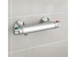Glam Misturador termostático para chuveiro cromado Huber