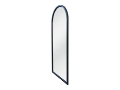 Grande espelho arco em madeira de paulownia, L. 80 x A. 180 cm, Preto, EZAREL