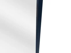 Grande espelho em arco de alumínio - L. 118 x A. 170 cm, Preto, SONAVA