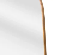 Grande espelho em arco de alumínio - L. 118 x H. 170 cm, Dourado, SONAVA