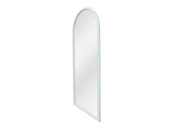 Grande espelho em arco de madeira de paulownia, L. 80 x A. 180 cm, Branco, EZAREL