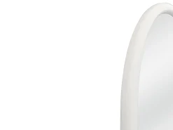 Grande espelho em arco de madeira de paulownia, L. 80 x A. 180 cm, Branco, EZAREL