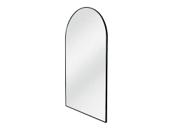 Grande espelho em arco de alumínio, L. 110 x A. 190 cm, Preto, OLYVEN