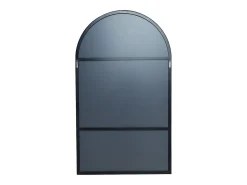 Grande espelho em arco de alumínio, L. 110 x A. 190 cm, Preto, OLYVEN