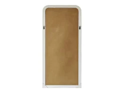 Grande espelho em madeira de paulownia - L. 80 x H. 180 cm - Branco mate - HELOISE