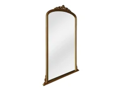Grande espelho em madeira de paulownia, L. 120 x H.190 cm, Dourado, MERRY