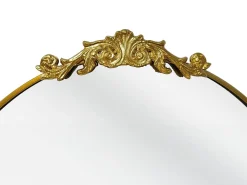 Grande espelho estilo romântico com moldura, L. 65 x A. 165 cm, Dourado, INARI