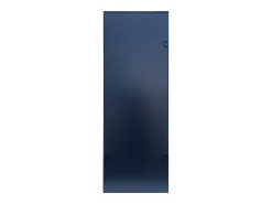 Grande espelho retangular de alumínio L. 70 x A. 200 cm , Preto, MYRA