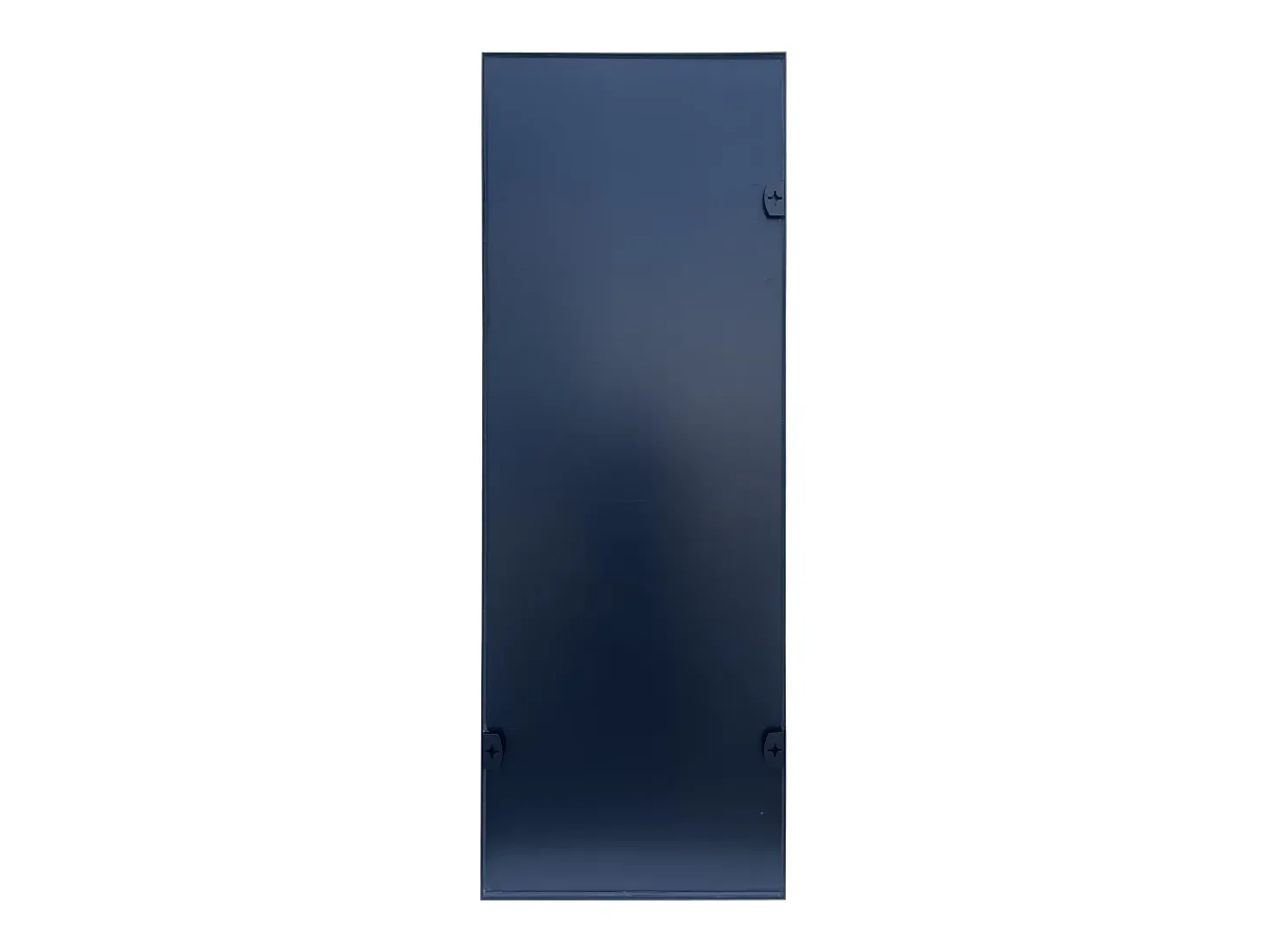 Grande espelho retangular de alumínio L. 70 x A. 200 cm , Preto, MYRA