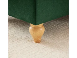 Grande Sofá 2 Lugares em Chenille - Capa Removível e 2 Almofadas - 194x83.5x93cm - Verde