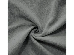 Grande sofá canto modular - 3 lugares - com 2 puff e 5 almofadas - tecido pelúcia cinza - 313x145x81cm