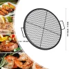 Grelha de Cozinha SucceBuy para Lareira Grelha de Cozinha Redonda X-Marks de 76.2CM - Aço Robusto
